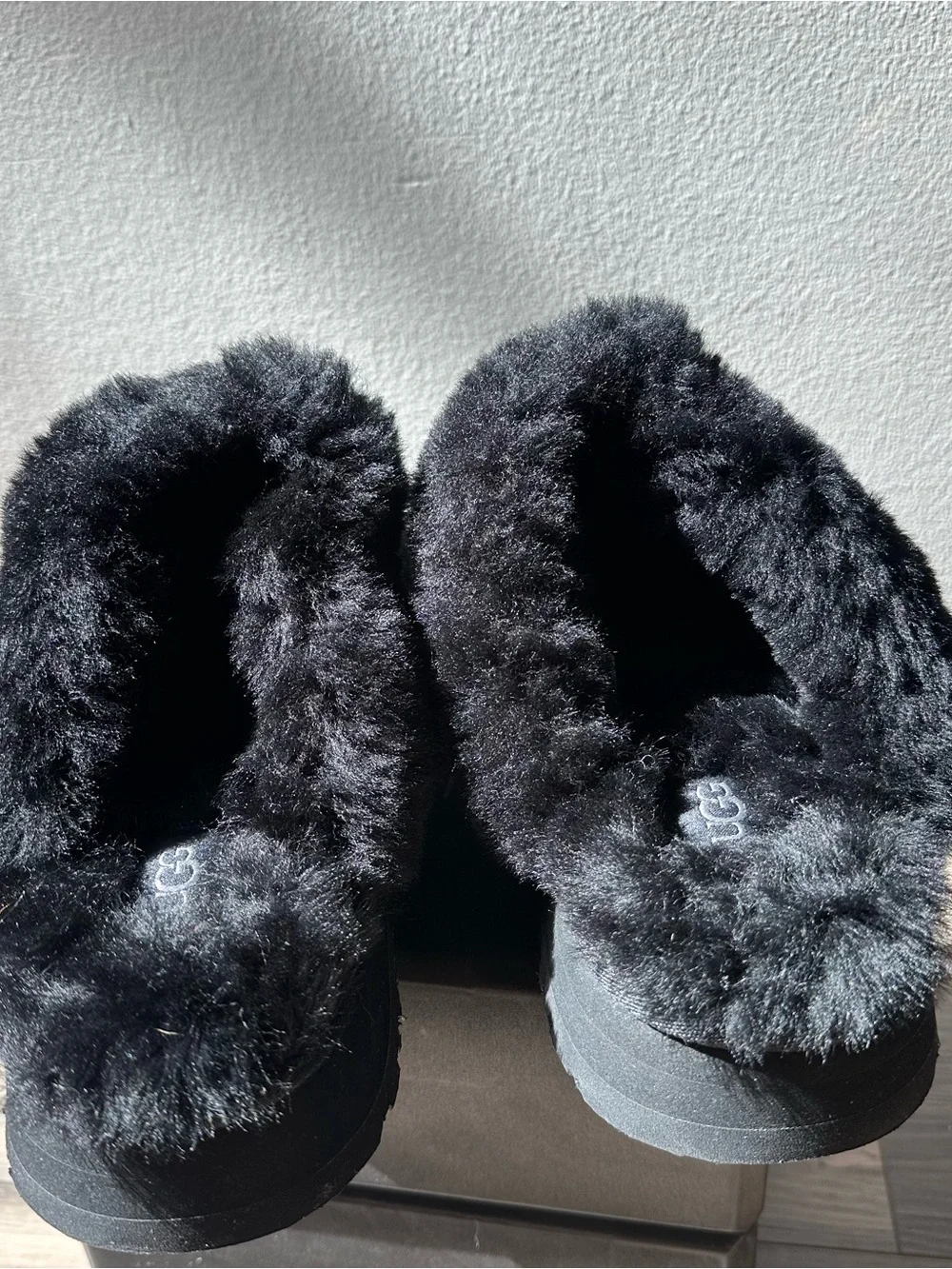 UGG black suede